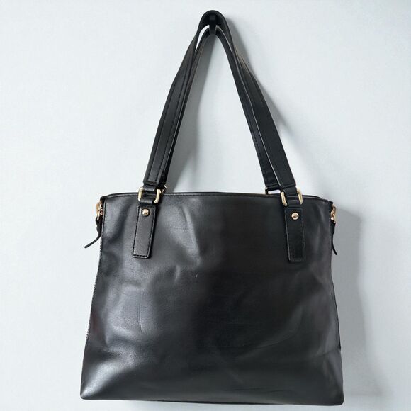 Kate spade new york Varick Street Suede Austin black Shoulder bag Leather Tote - Picture 3 of 9